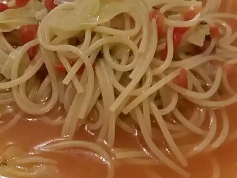 朝食にぴったり☆野菜のスープパスタ♡簡単!